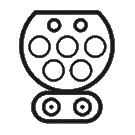 Conector de carga eléctrica CSS: 1 a 50 kW